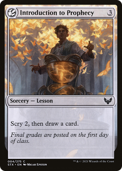 Introduction to Prophecy (4) [Strixhaven: School of Mages] foil - Deck Out Gaming