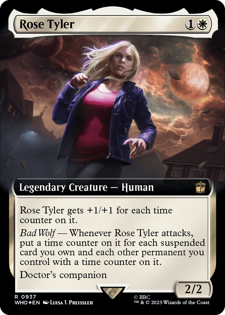 Rose Tyler (Extended Art) (Surge Foil) (937) [Doctor Who] foil - Deck Out Gaming