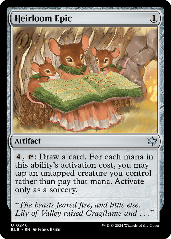 Heirloom Epic (246) [Bloomburrow] foil - Deck Out Gaming