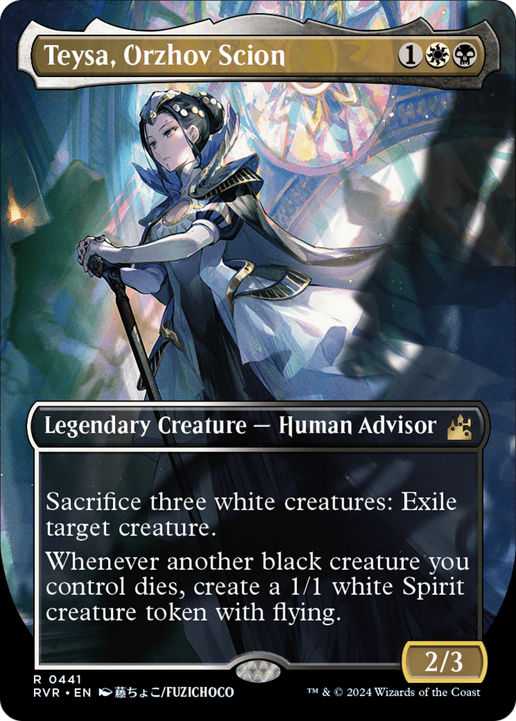Teysa, Orzhov Scion (Anime Borderless) (441) [Ravnica Remastered] - Deck Out Gaming
