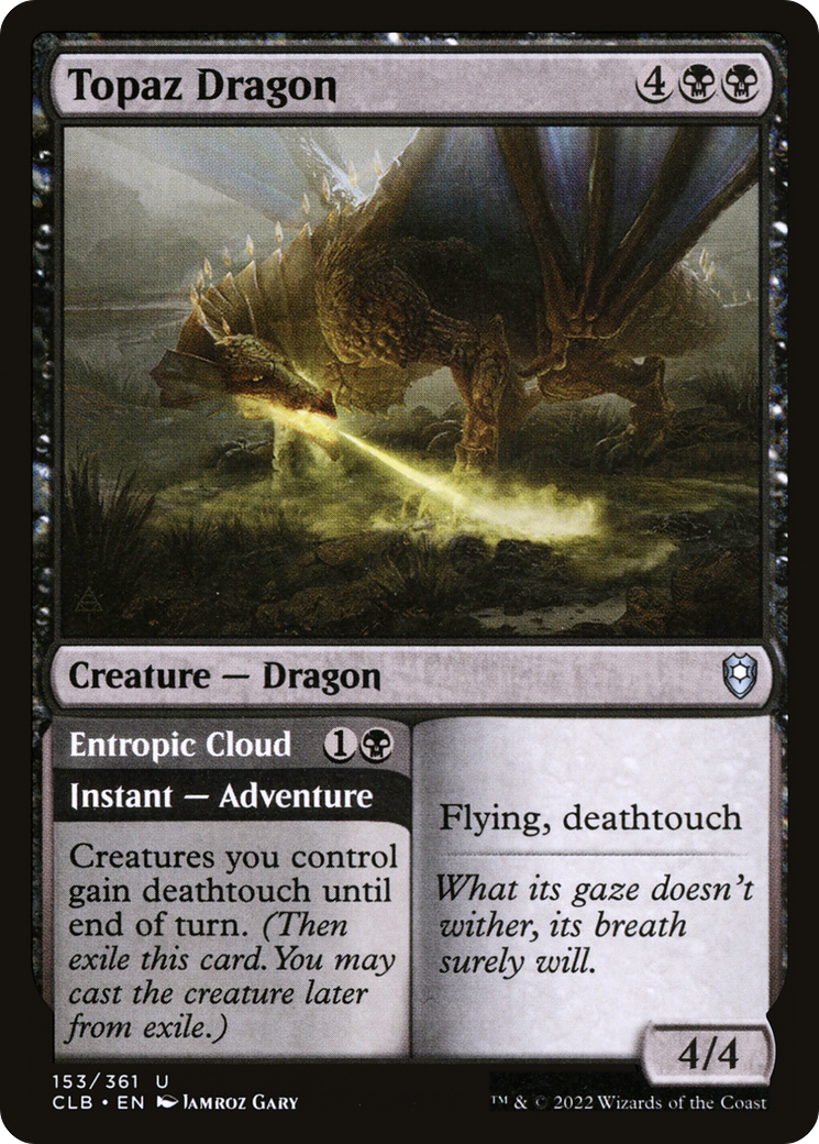 Topaz Dragon (153) [Commander Legends: Battle for Baldur's Gate] - Deck Out Gaming