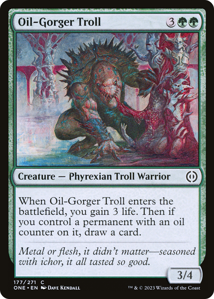 Oil-Gorger Troll (177) [Phyrexia: All Will Be One] - Deck Out Gaming