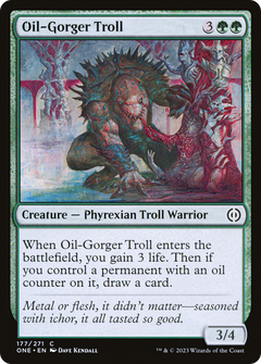Oil-Gorger Troll (177) [Phyrexia: All Will Be One] - Deck Out Gaming