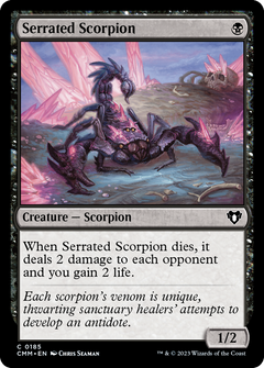 Serrated Scorpion (185) [Commander Masters] - Deck Out Gaming