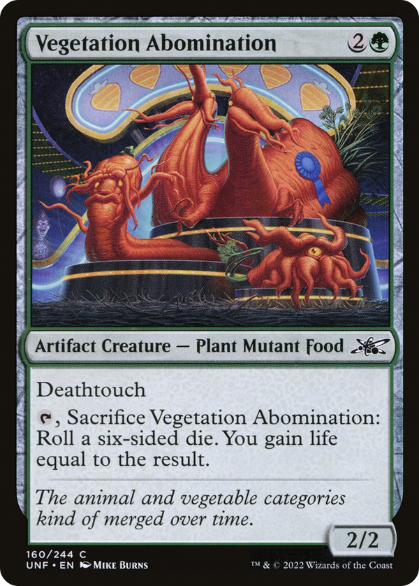 Vegetation Abomination (160) [Unfinity] foil - Deck Out Gaming