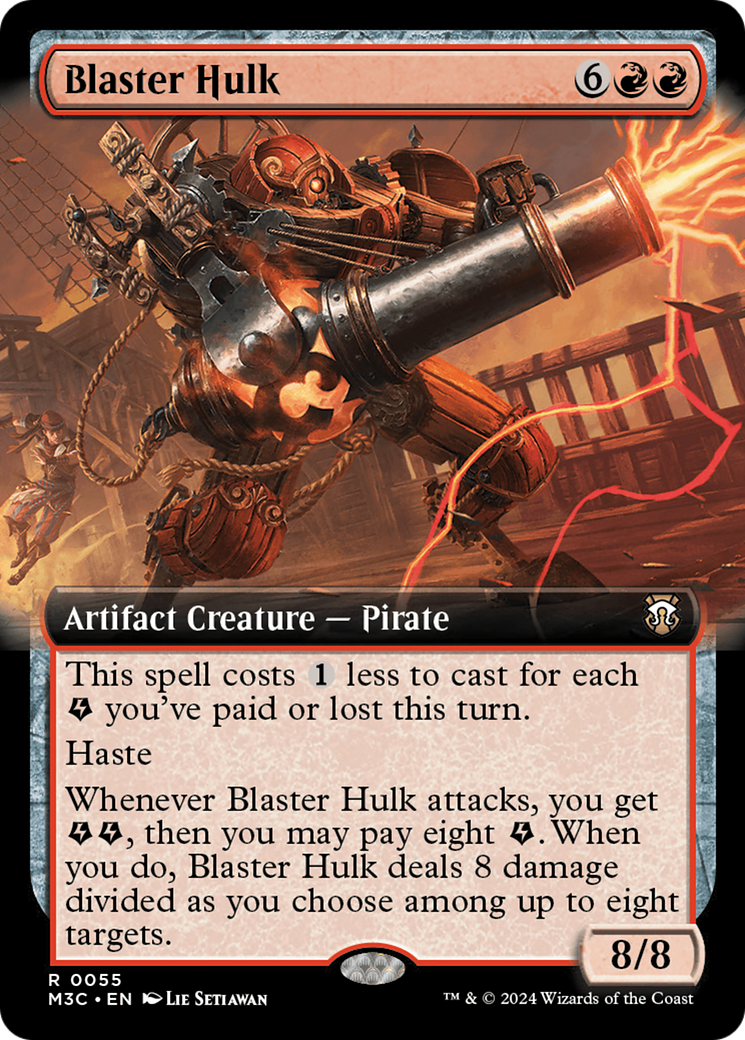 Blaster Hulk (Extended Art) (55) [Modern Horizons 3 Commander] - Deck Out Gaming