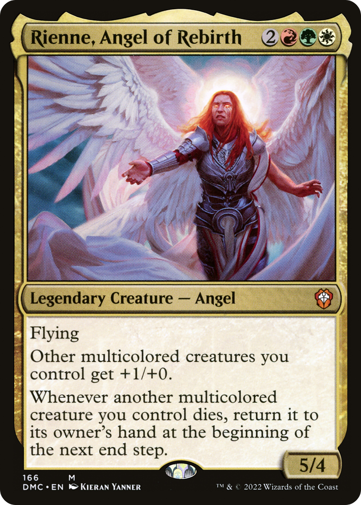 Rienne, Angel of Rebirth (166) [Commander: Dominaria United] - Deck Out Gaming