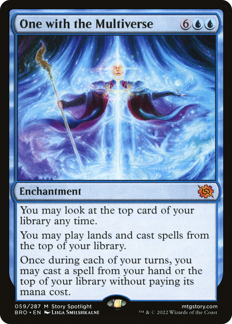 One with the Multiverse (59) [The Brothers' War] foil - Deck Out Gaming