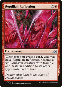 Reptilian Reflection (132) [Ikoria: Lair of Behemoths] foil - Deck Out Gaming