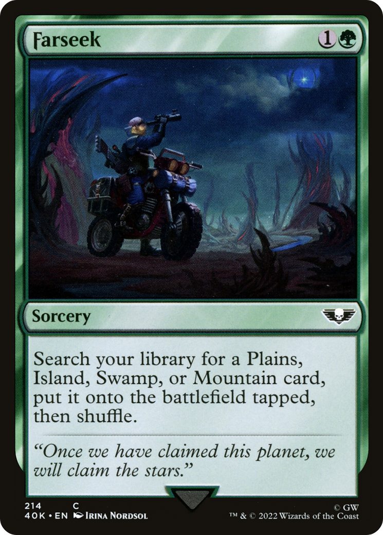 Farseek (214) [Warhammer 40,000 Commander] foil - Deck Out Gaming