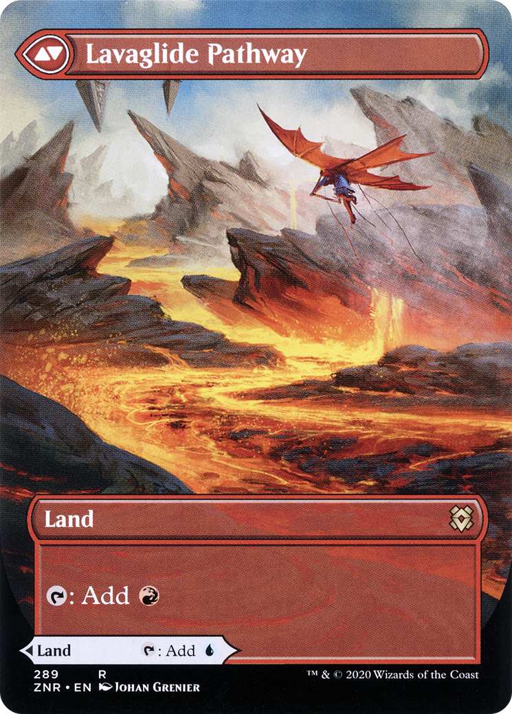 Riverglide Pathway (Borderless) (289) [Zendikar Rising] foil - Deck Out Gaming