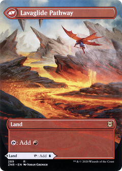 Riverglide Pathway (Borderless) (289) [Zendikar Rising] - Deck Out Gaming