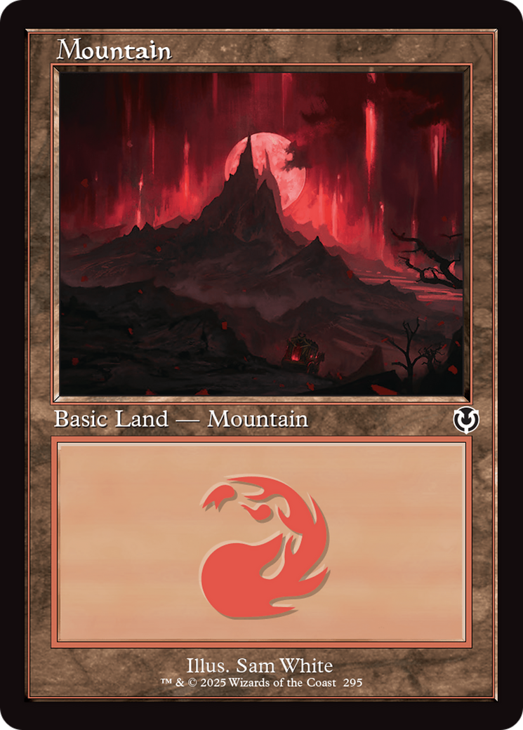 Mountain (295) (Retro Frame) (295) [Innistrad Remastered] foil - Deck Out Gaming