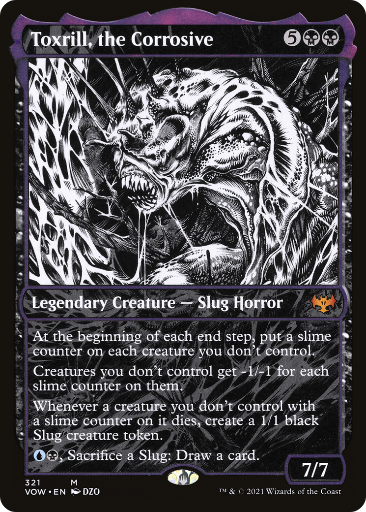 Toxrill, the Corrosive (Showcase) (321) [Innistrad: Crimson Vow] foil - Deck Out Gaming