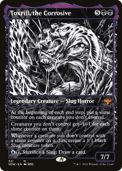 Toxrill, the Corrosive (Showcase) (321) [Innistrad: Crimson Vow] foil - Deck Out Gaming