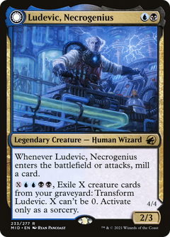 Ludevic, Necrogenius // Olag, Ludevic's Hubris (233) [Innistrad: Midnight Hunt] - Deck Out Gaming