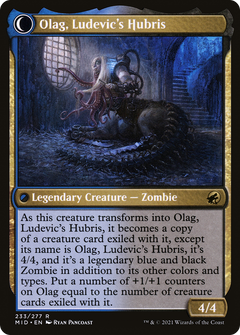 Ludevic, Necrogenius // Olag, Ludevic's Hubris (233) [Innistrad: Midnight Hunt] - Deck Out Gaming