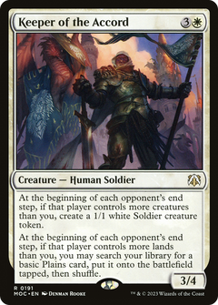 Keeper of the Accord (191) [March of the Machine Commander] - Deck Out Gaming
