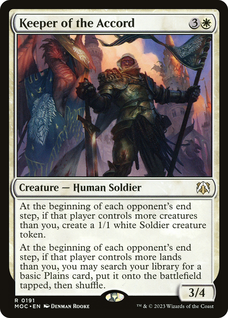 Keeper of the Accord (191) [March of the Machine Commander] - Deck Out Gaming