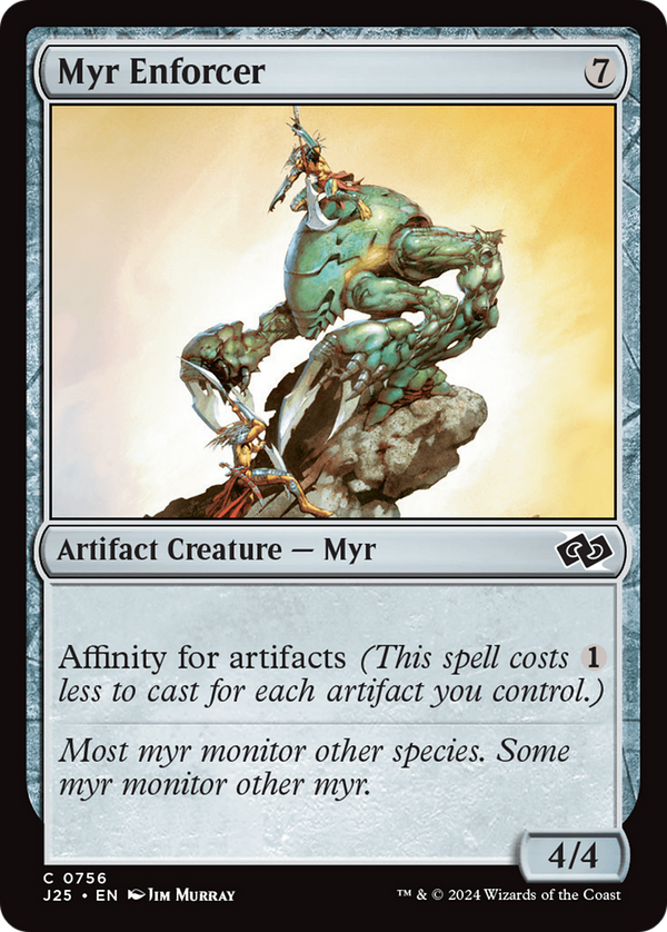 Myr Enforcer (756) [Foundations Jumpstart] - Deck Out Gaming