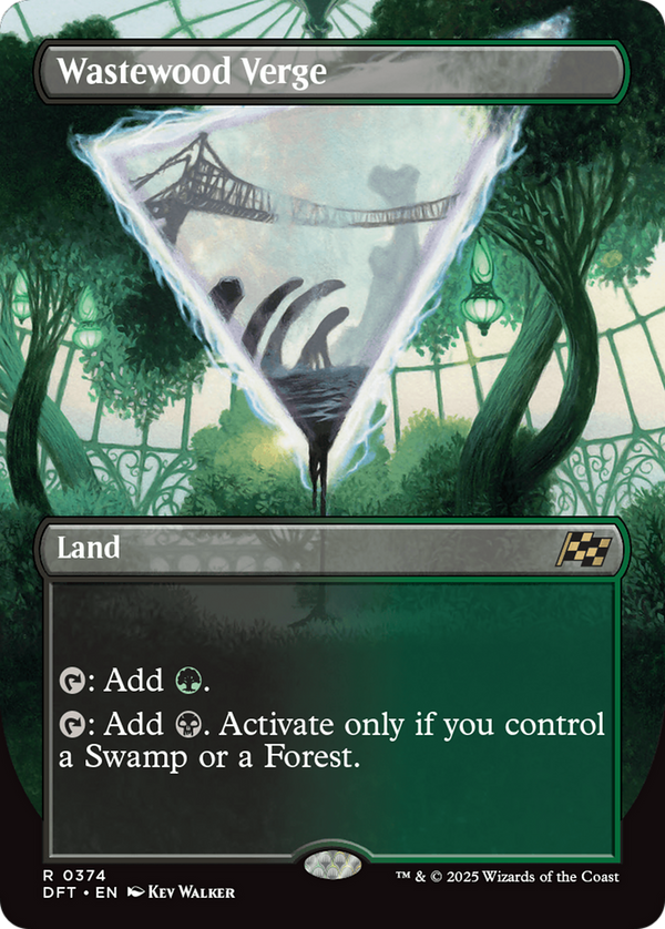 Wastewood Verge (Borderless) (374) [Aetherdrift] - Deck Out Gaming