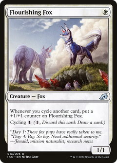 Flourishing Fox (13) [Ikoria: Lair of Behemoths] - Deck Out Gaming