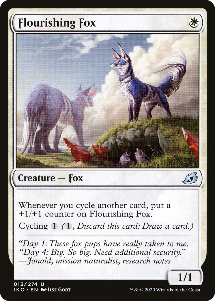 Flourishing Fox (13) [Ikoria: Lair of Behemoths] - Deck Out Gaming