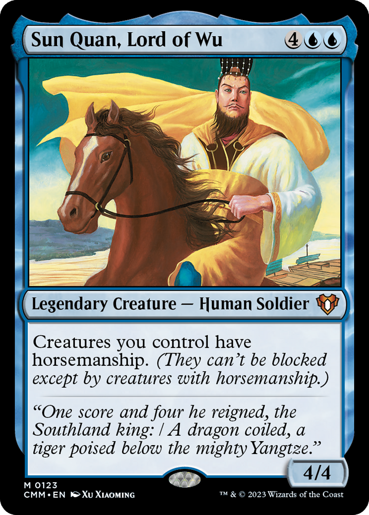 Sun Quan, Lord of Wu (123) [Commander Masters] - Deck Out Gaming