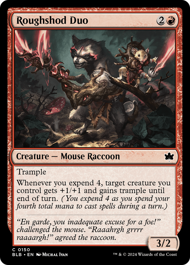 Roughshod Duo (150) [Bloomburrow] foil - Deck Out Gaming