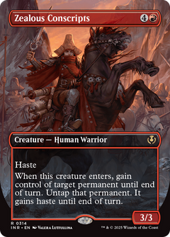 Zealous Conscripts (Borderless) (314) [Innistrad Remastered] - Deck Out Gaming