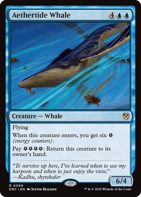 Aethertide Whale (69) [Commander: Aetherdrift] - Deck Out Gaming