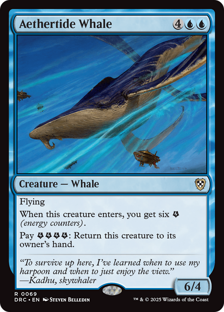 Aethertide Whale (69) [Commander: Aetherdrift] - Deck Out Gaming