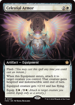 Celestial Armor (Extended Art) (443) [Foundations] - Deck Out Gaming
