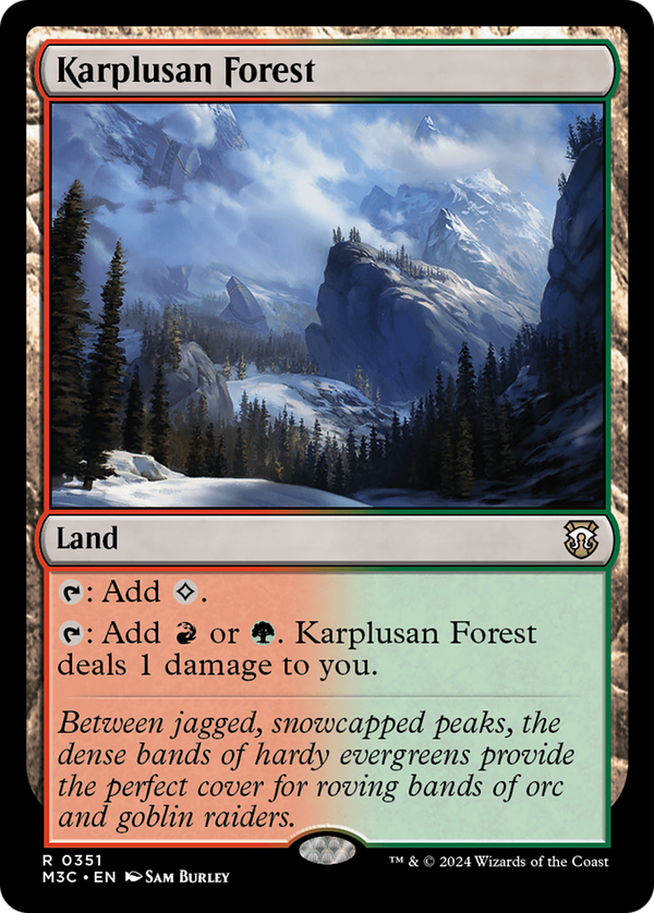 Karplusan Forest (351) [Modern Horizons 3 Commander] - Deck Out Gaming
