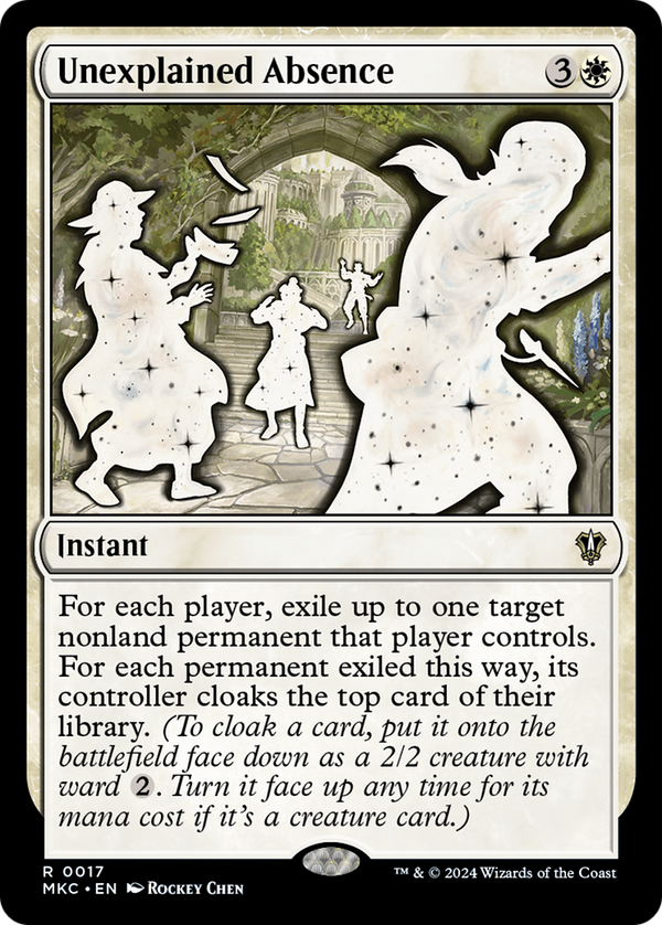 Unexplained Absence (17) [Murders at Karlov Manor Commander] - Deck Out Gaming