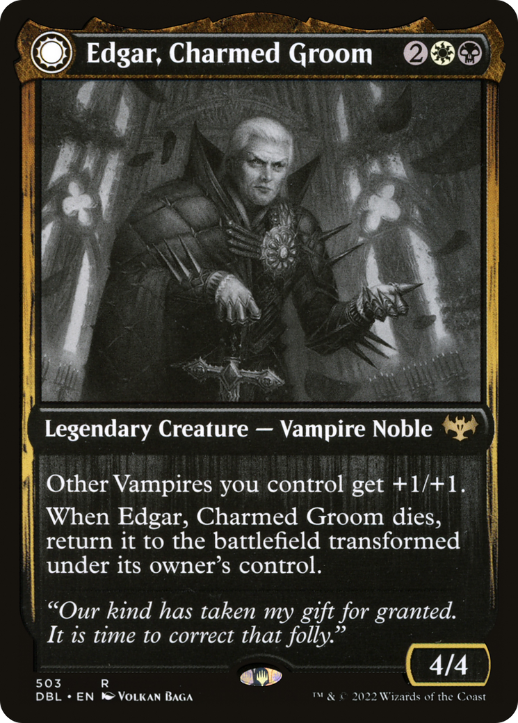 Edgar, Charmed Groom (503) [Innistrad: Double Feature] foil - Deck Out Gaming