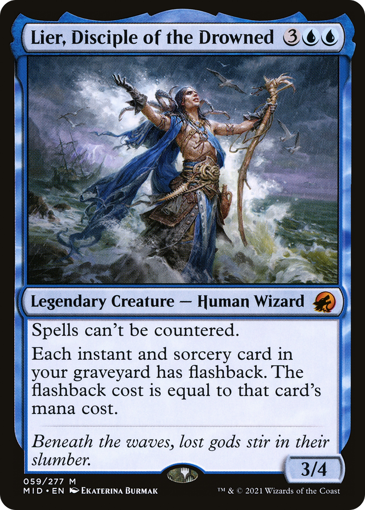 Lier, Disciple of the Drowned (59) [Innistrad: Midnight Hunt] foil - Deck Out Gaming