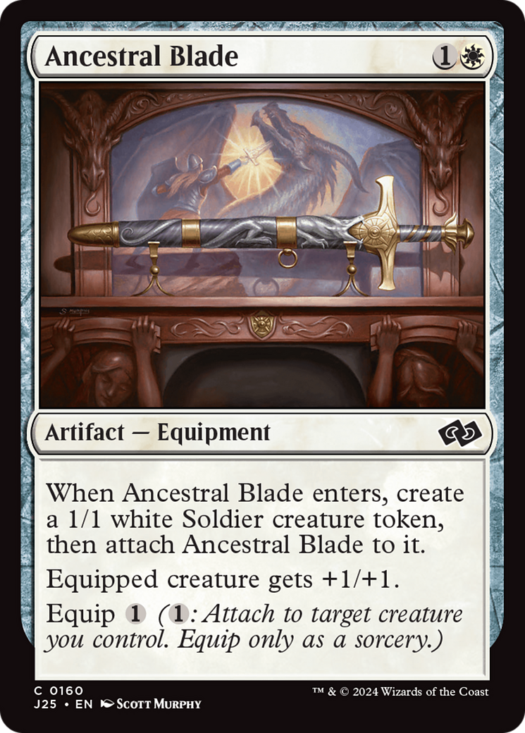Ancestral Blade (160) [Foundations Jumpstart] - Deck Out Gaming