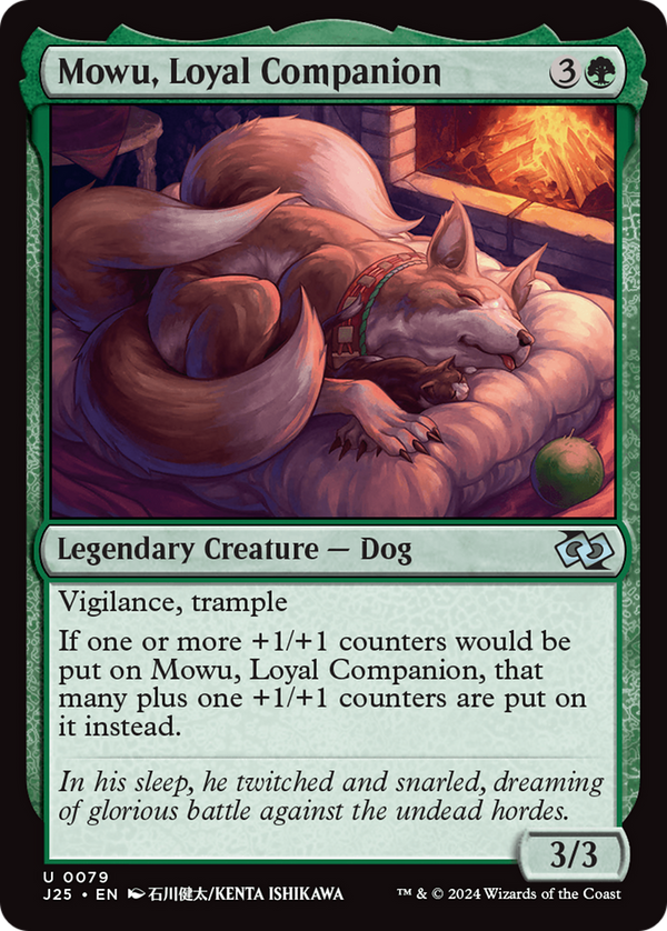 Mowu, Loyal Companion (Anime) (79) [Foundations Jumpstart] - Deck Out Gaming