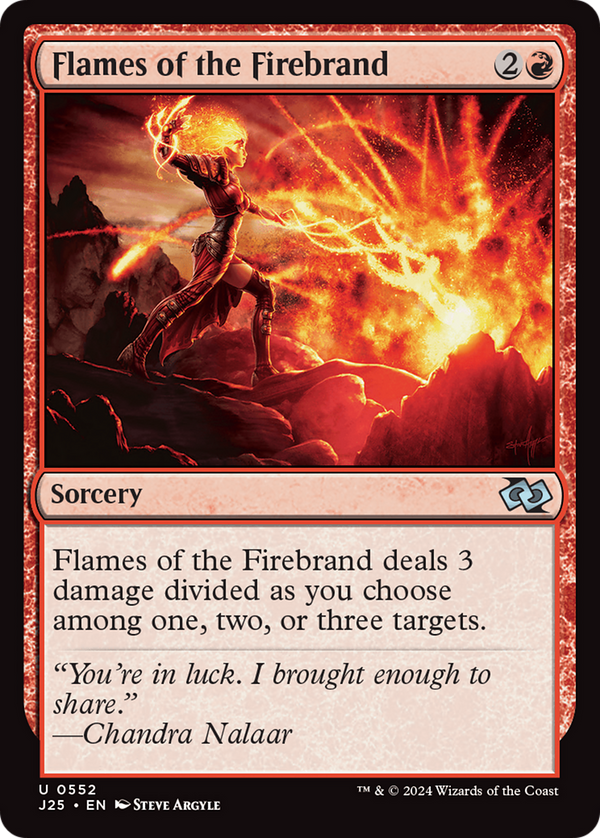 Flames of the Firebrand (552) [Foundations Jumpstart] - Deck Out Gaming