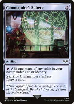 Commander's Sphere (233) (233) [Universes Beyond: Warhammer 40,000] - Deck Out Gaming