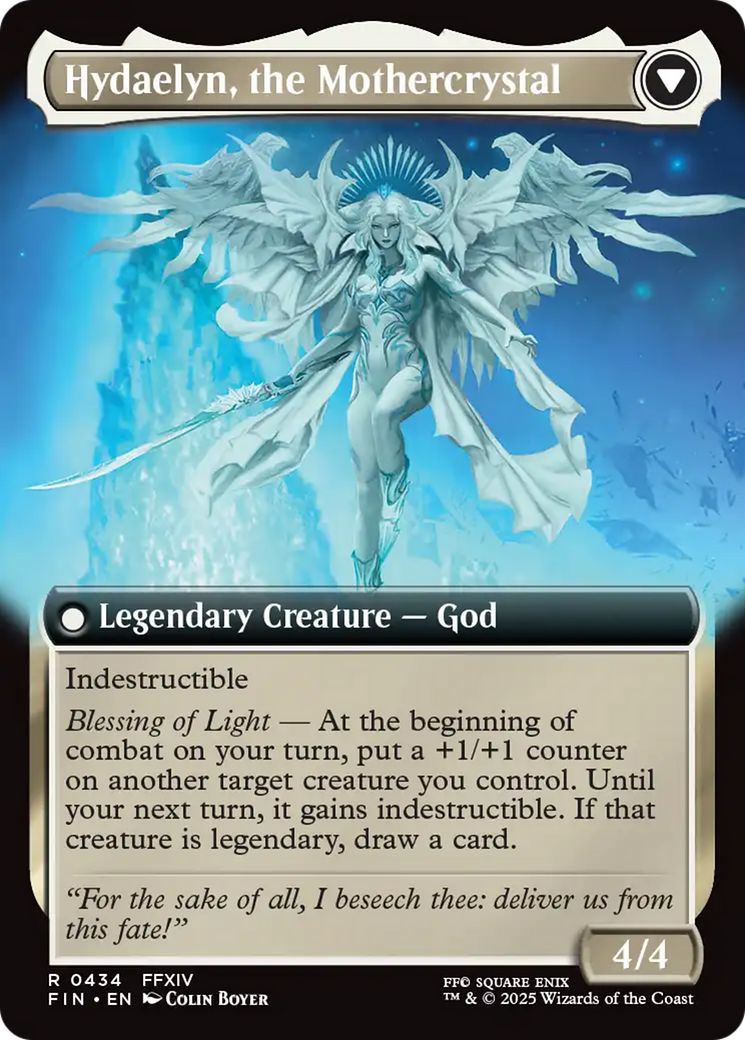 Venat, Heart of Hydaelyn // Hydaelyn, the Mothercrystal (434) [FINAL FANTASY] foil - Deck Out Gaming