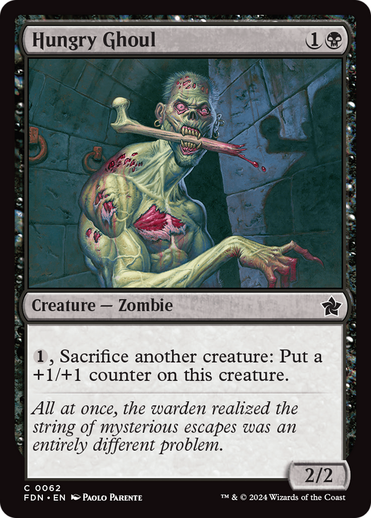 Hungry Ghoul (62) [Foundations] foil - Deck Out Gaming