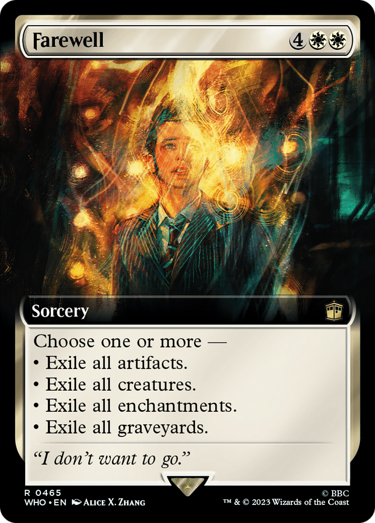 Farewell (Extended Art) (465) [Doctor Who] foil - Deck Out Gaming