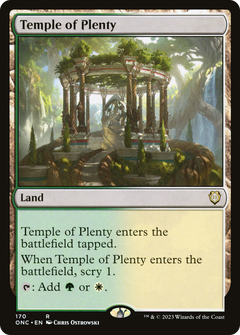 Temple of Plenty (170) [Commander: Phyrexia: All Will Be One] - Deck Out Gaming