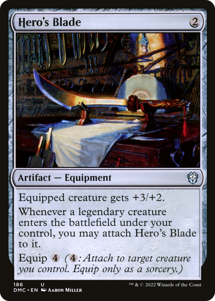 Hero's Blade (186) [Dominaria United Commander] - Deck Out Gaming