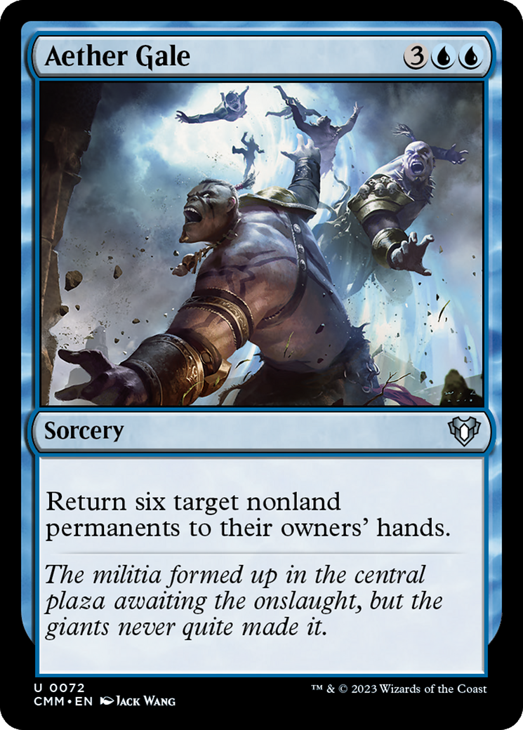 Aether Gale (72) [Commander Masters] - Deck Out Gaming