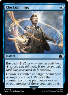 Clockspinning (Surge Foil) (806) [Doctor Who] foil - Deck Out Gaming