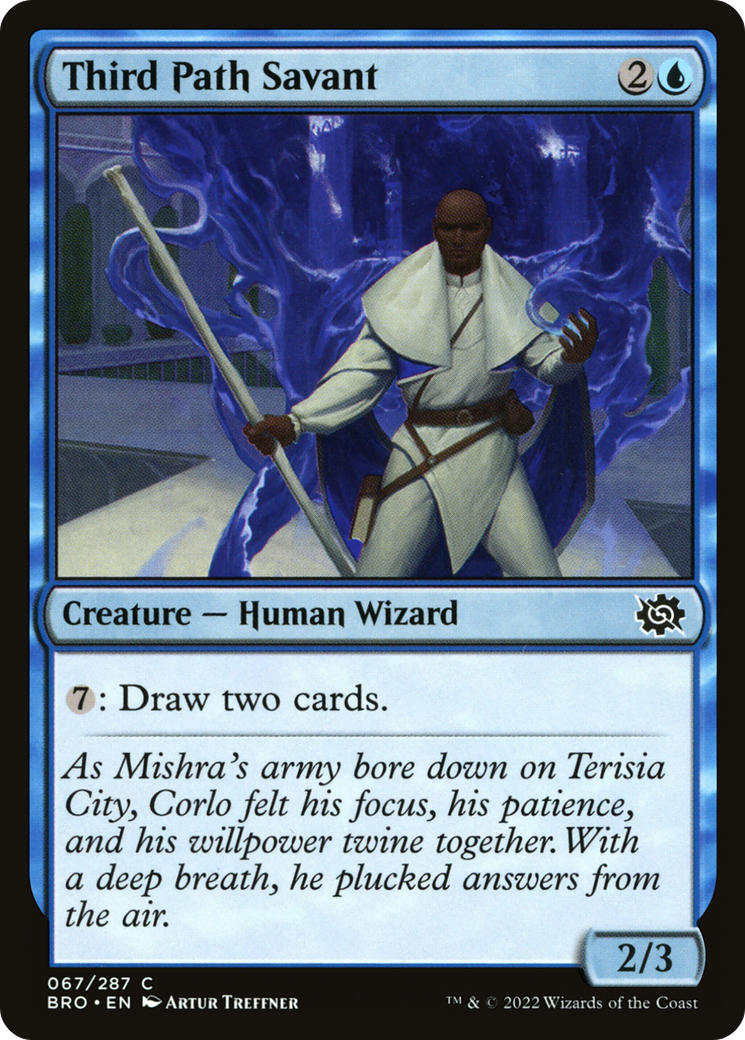Third Path Savant (67) [The Brothers' War] foil - Deck Out Gaming
