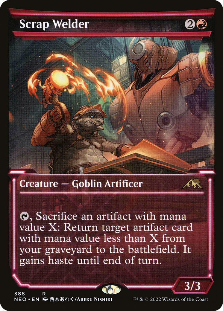 Scrap Welder (Showcase) (388) [Kamigawa: Neon Dynasty] - Deck Out Gaming